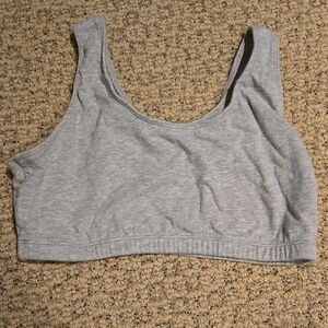 Zone Pro Gray Sports Bra
